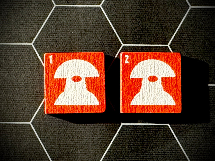 Two knavor quodrox gaming tiles